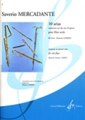 Mercadante - 10 Arias Variations Sur des Airs Doperas - Flute Solo Billaudot GB3243