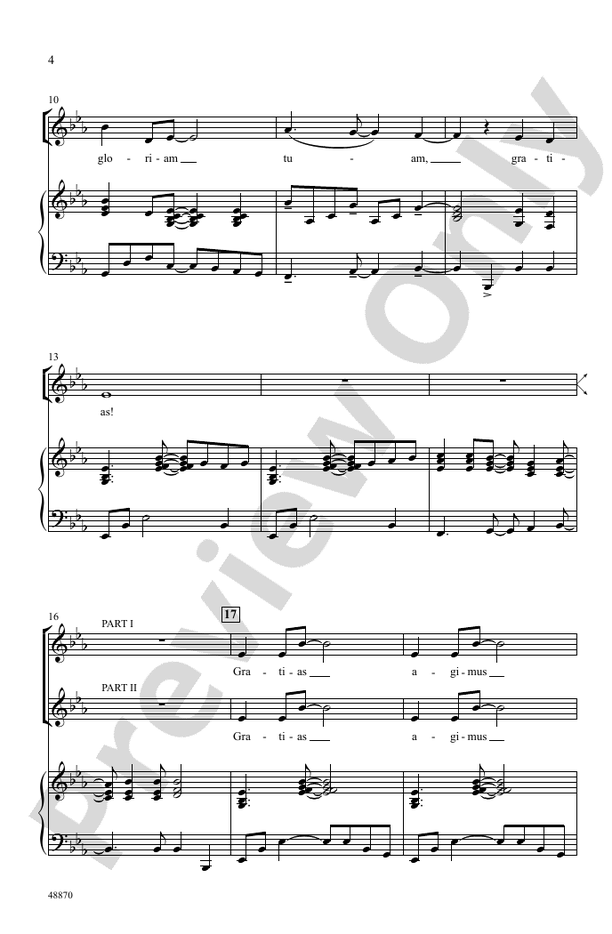 Gratias Agimus Tibi – 2-Part Choral Octavo (Digital Download)