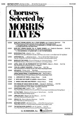 The Boatmen Stomp - Michael Gray - 3-Part Morris Hayes G. Schirmer, Inc. Choral Score Octavo