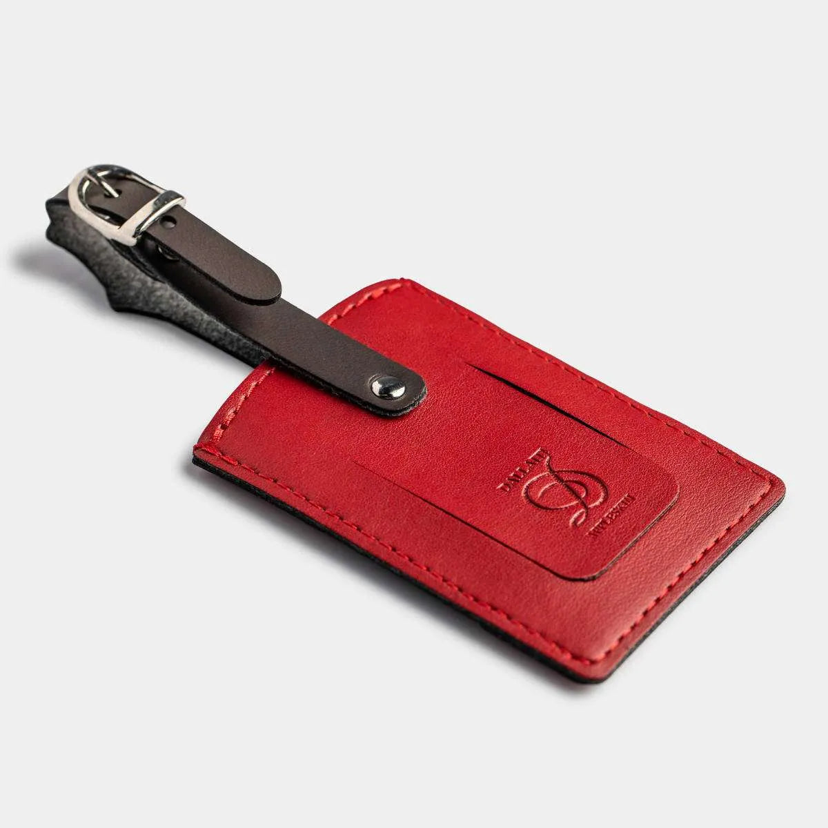 Electric Guitar Luggage Tag Made from Vegan Apple Leather Vegan