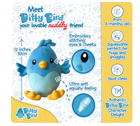 Ditty Bird Plush Toy