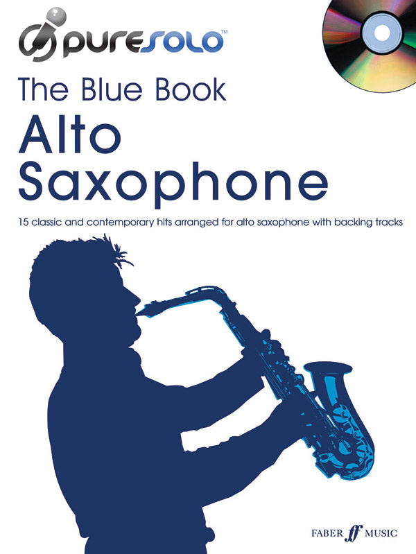 PURE SOLO BLUE A/SAX BK/CD