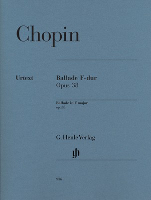 Chopin - Ballade Op38 F - Piano Solo Henle HN936