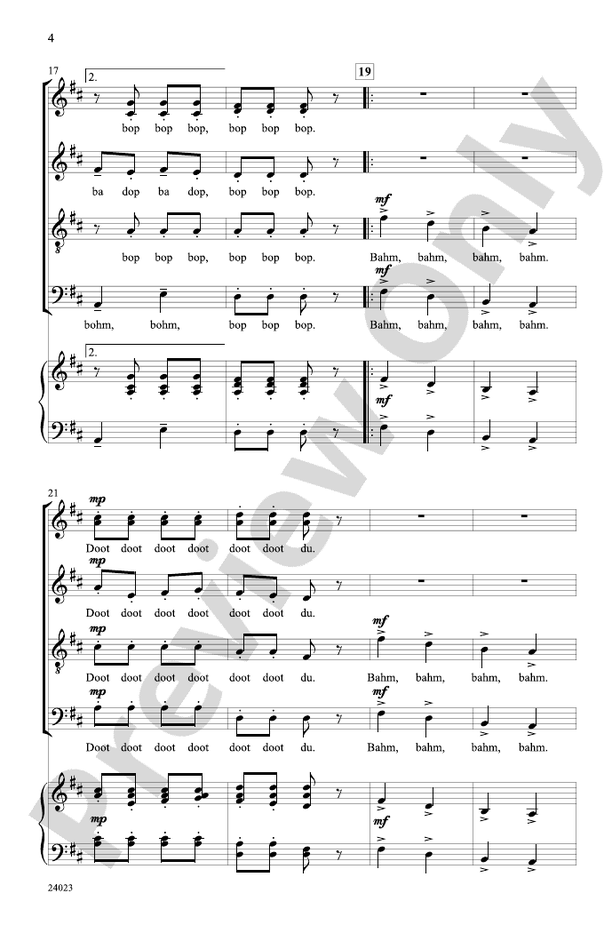 Can-Can (from the Overture to Orpheus in the Underworld) – SATB divisi, a cappella Choral Octavo (Digital Download)