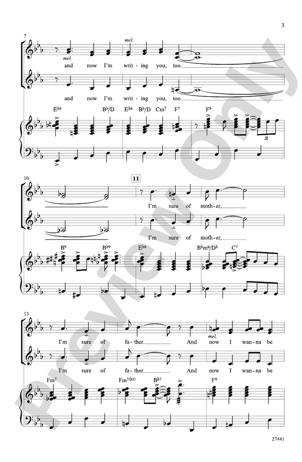 Don't Sit Under the Apple Tree – SSA Choral Octavo (Digital Download)