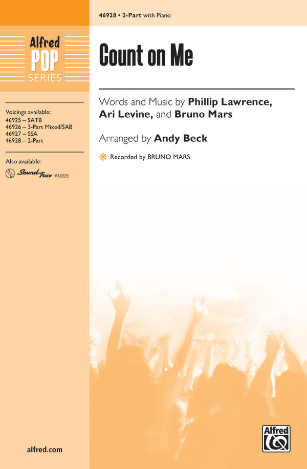 Count on Me 2 Part - Lawrence Philip; Levine Ari; Mars Bruno Beck Andy Alfred 46928