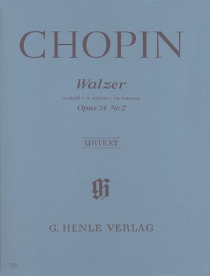 Waltz a minor Op. 34 No. 2 - Frederic Chopin - Piano G. Henle Verlag Piano Solo