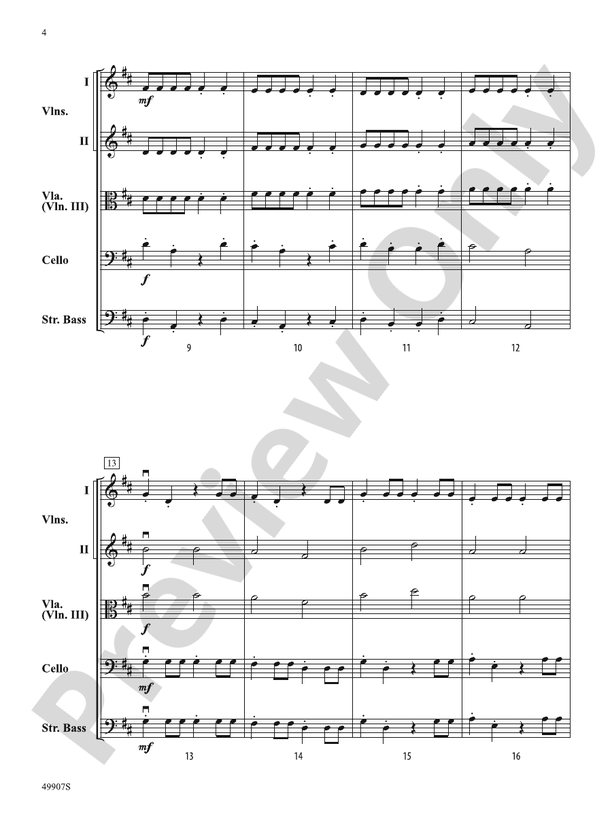 Playground Games - String Orchestra Conductor Score & Parts (Digital Download)