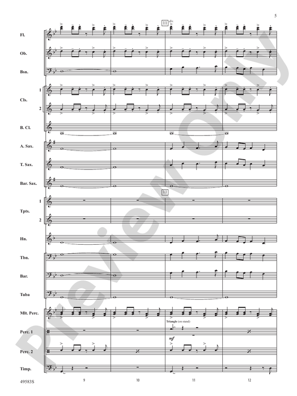 La Furia - Concert Band Conductor Score & Parts (Digital Download)