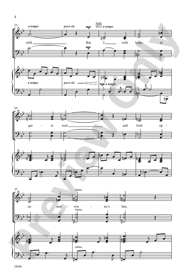 Midwinter's Chill – SATB Choral Octavo (Digital Download)