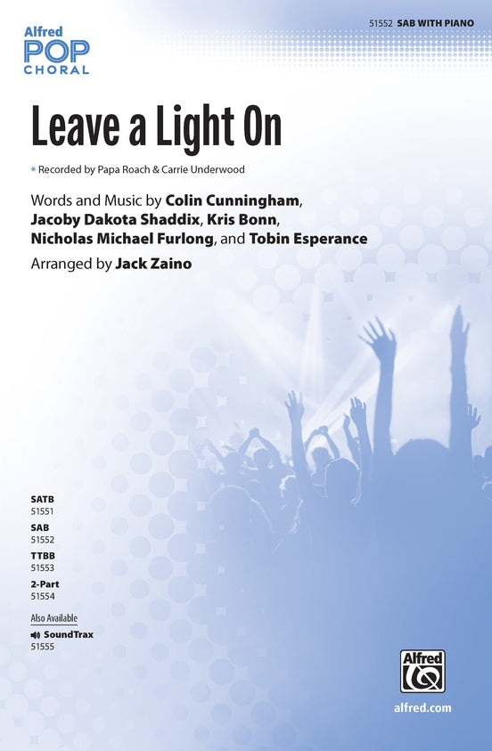 Leave a Light On - SAB Choral Octavo (Digital Download)