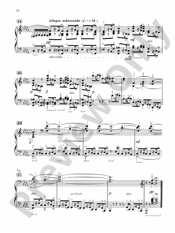 Rachmaninoff - 13 Preludes, Opus 32 - Piano (Digital Download)