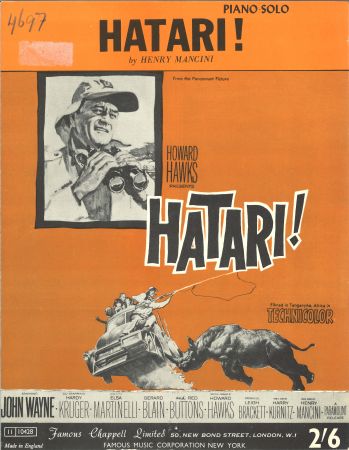 Hatari! - Piano Solo (Digital Download)