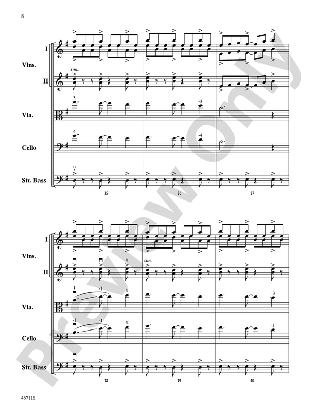 Meer Winden - String Orchestra Conductor Score & Parts (Digital Download)