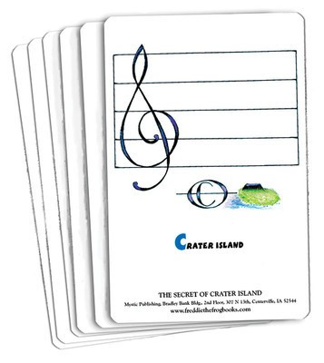 Freddie the Frog and the Secret of Crater Island - Flash Card Set - Sharon Burch Mystic Publishing