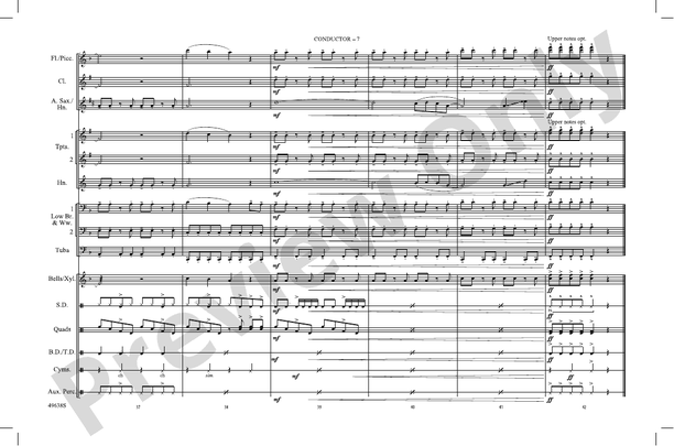 Save Your Tears – Marching Band Conductor Score & Parts (Digital Download)