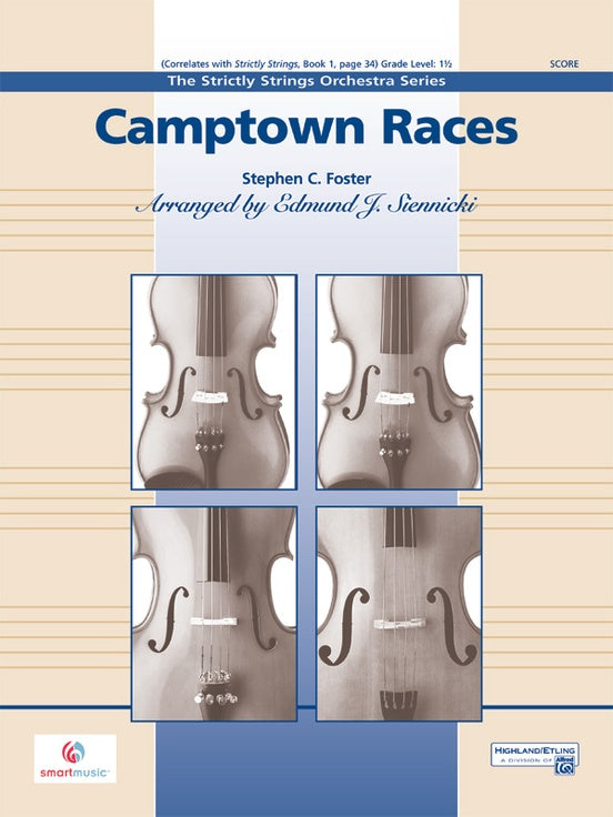 Camptown Races (Grade 1.5) – String Orchestra Conductor Score & Parts (Digital Download)