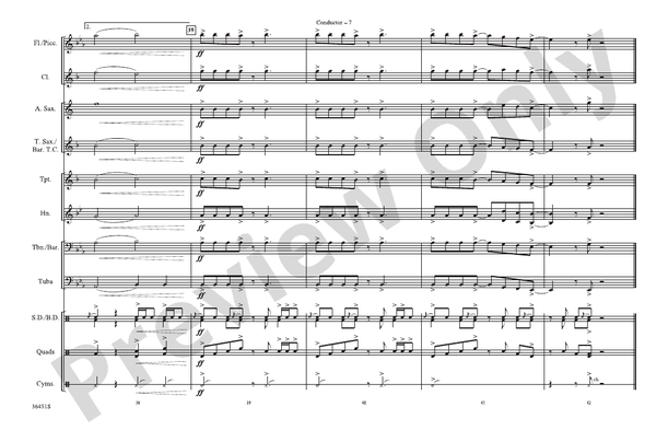 Margaritaville (Arr. Jerry Burns) – Marching Band Conductor Score & Parts (Digital Download)
