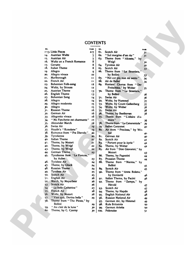 Bach - One-Hundred Recreations, First Instruction in Piano Playing - Piano Solo (Digital Download)