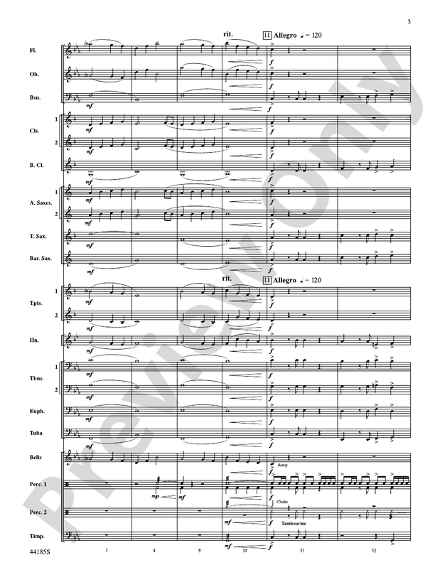 Mill Mountain Vistas - Concert Band Conductor Score & Parts (Digital Download)