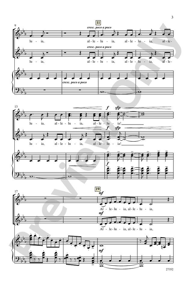 Alleluia for Our Time - SSA Choral Octavo (Digital Download)