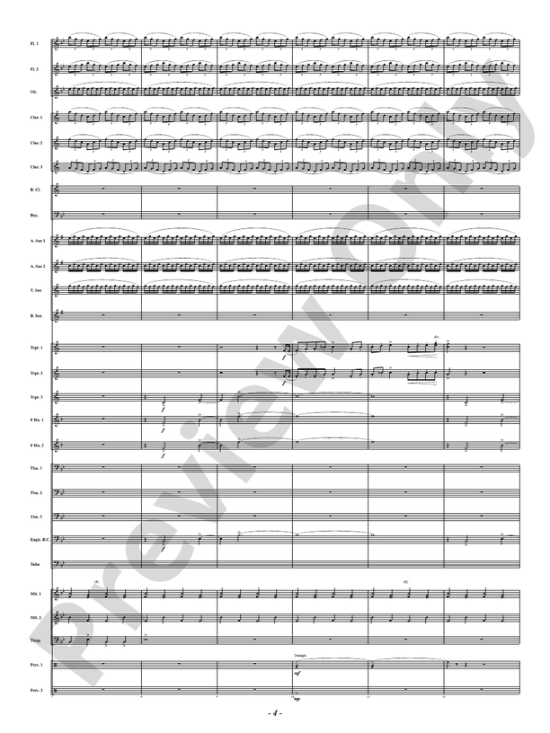 Soaring Over High and Low Country - Camden Celebration - Concert Band Conductor Score & Parts(Digital Download)