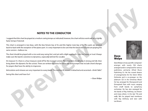 S Wonderful (Grade 3) – Jazz Ensemble Conductor Score & Parts (Digital Download)