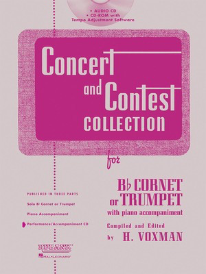 Concert and Contest Collection - Trumpet, Cornet or T.C. Baritone Accompaniment CD - Rubank Publications Accompaniment CD CD-ROM