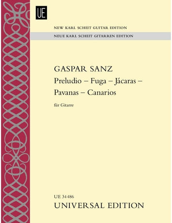 PRELUDIO FUGA PAVANAS ETC GTR - SANZ - UNIVERSAL