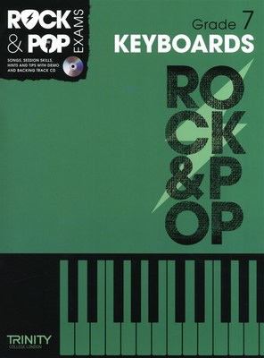 Rock & Pop Exams - Keyboards - Grade 7 with CD - Keyboard|Piano Trinity College London TCL10391