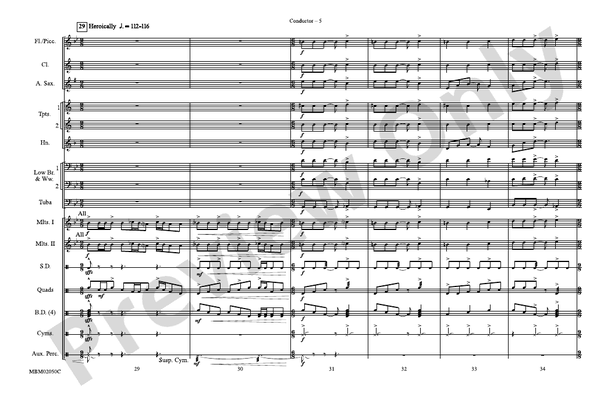 Harry Potter and the Sorcerer's Stone, Part II – Marching Band Conductor Score & Parts (Digital Download)