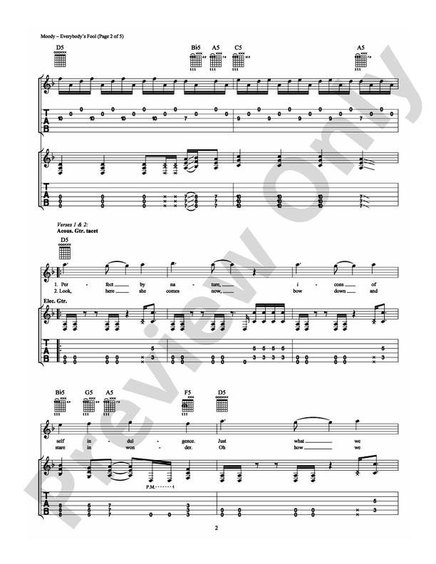 Everybody's Fool - Guitar TAB (Digital Download)