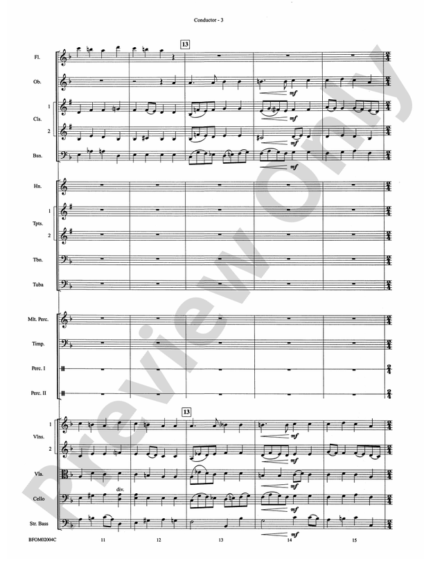 To Reap the Blessings of Freedom (A Medley of Hymns of the United States Armed Forces) – Full Orchestra Conductor Score & Parts (Digital Download)