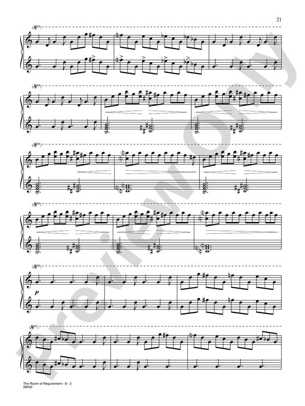 The Room of Requirement (From "Harry Potter and the Order of the Phoenix") - Piano (Digital Download)