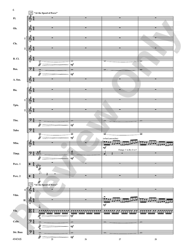 Suite from Zack Snyder's Justice League – Full Orchestra Conductor Score & Parts (Digital Download)