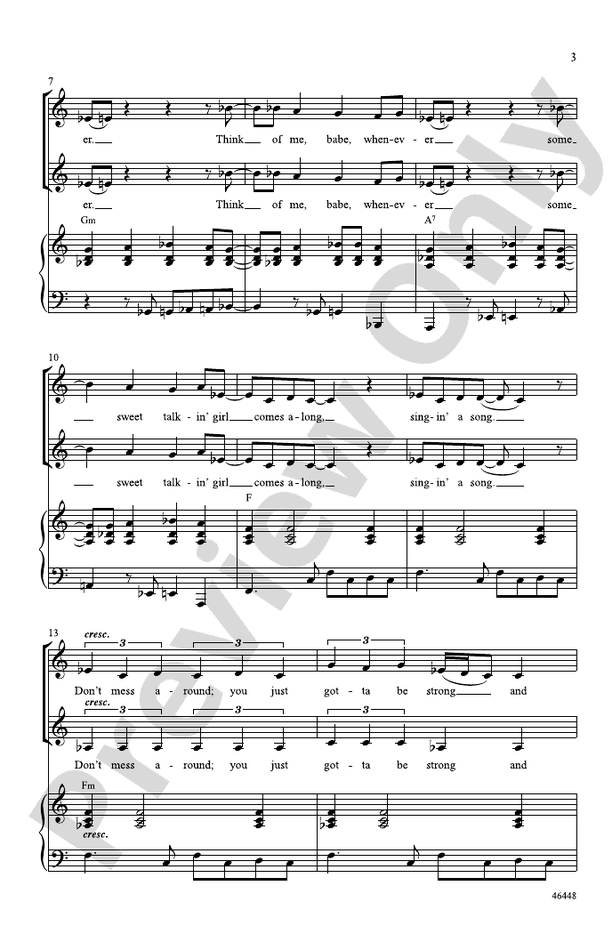 Love Will Keep Us Together – SSA Choral Octavo (Digital Download)