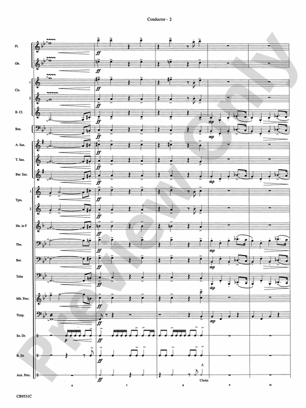 The Great Escape March - Concert Band Conductor Score & Parts (Digital Download)