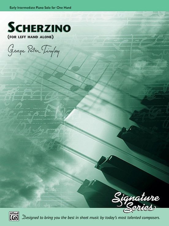 Scherzino (for left hand alone) - Piano Solo (Digital Download)