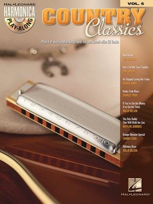 Country Classics Harmonica Play Along V5 Bk/Cd - Various - Harmonica Hal Leonard /CD