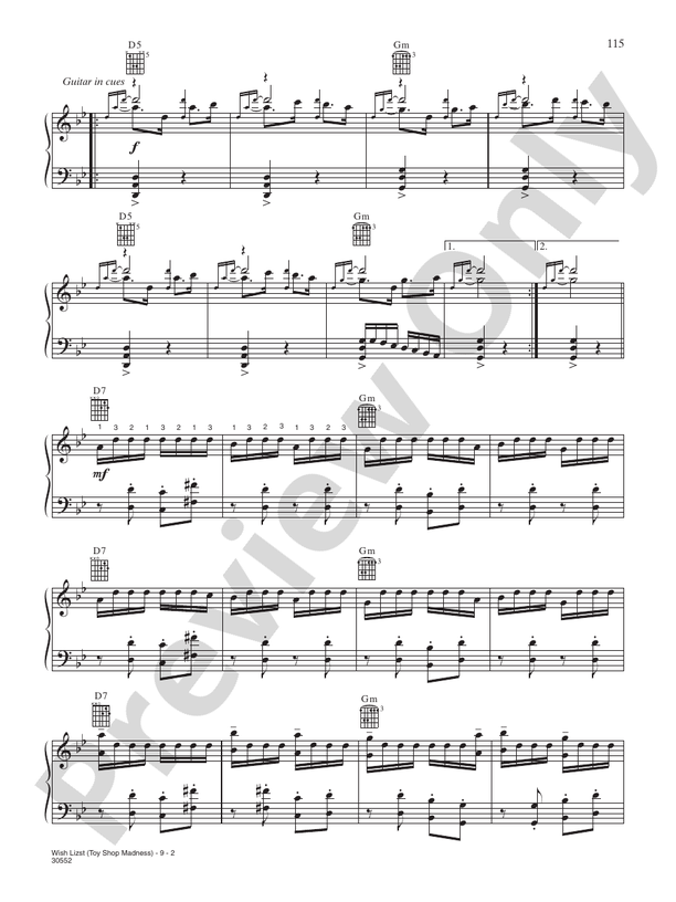 Wish Liszt (Toy Shop Madness) - DSM-PS-0010913 - Piano (Digital Download)