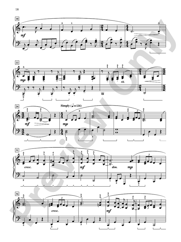 Sunday Morning Styles Companion: 30 Favorite Selections Arranged in Various Styles - Piano (Digital Download)