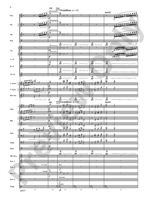 Adoration (Movement 1 from Symphony of Prayer) - Concert Band Conductor Score & Parts (Digital Download)