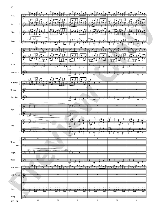 Sparkle - Concert Band Conductor Score & Parts (Digital Download)