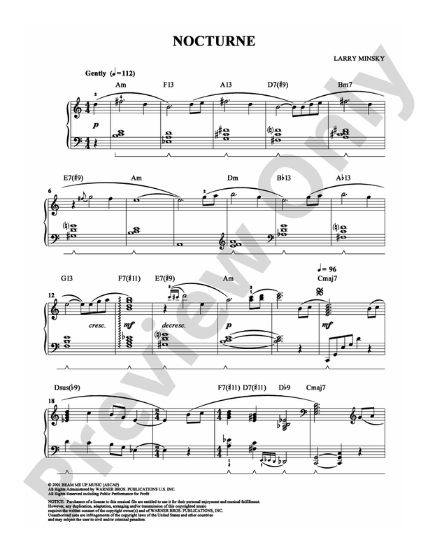 Nocturne - DSM-PS-0010122 - Piano (Digital Download)