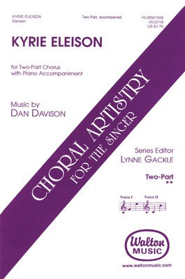 Kyrie Eleison - Dan Davison - 2-Part Walton Music Choral Score Octavo