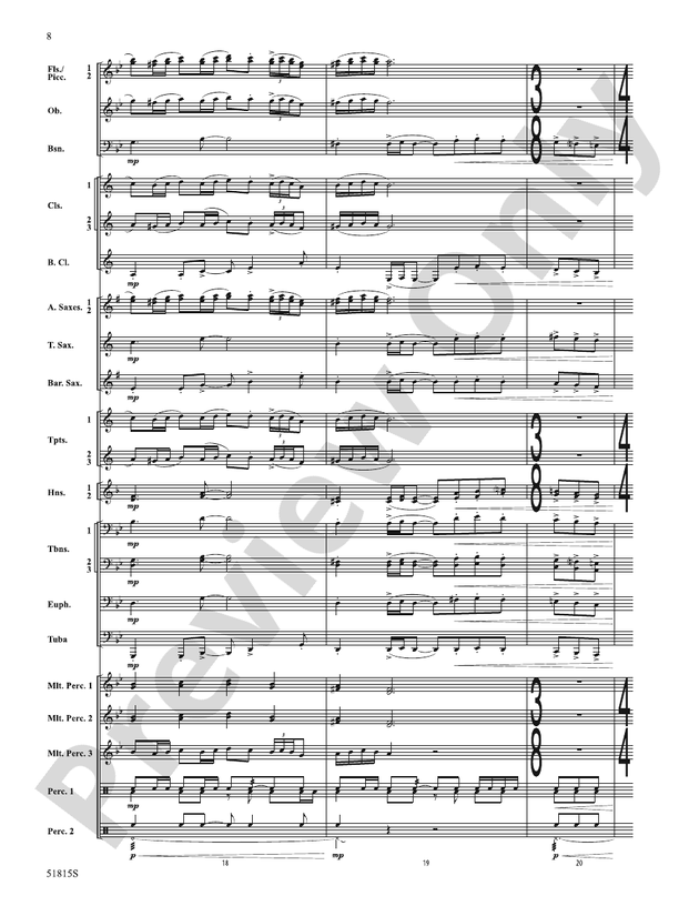 Festival - Concert Band Conductor Score & Parts(Digital Download)