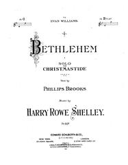 Bethlehem - Bb Major Vocal/Piano (Digital Download)