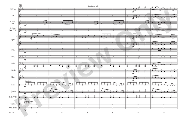 21 Guns – Marching Band Conductor Score & Parts (Digital Download)