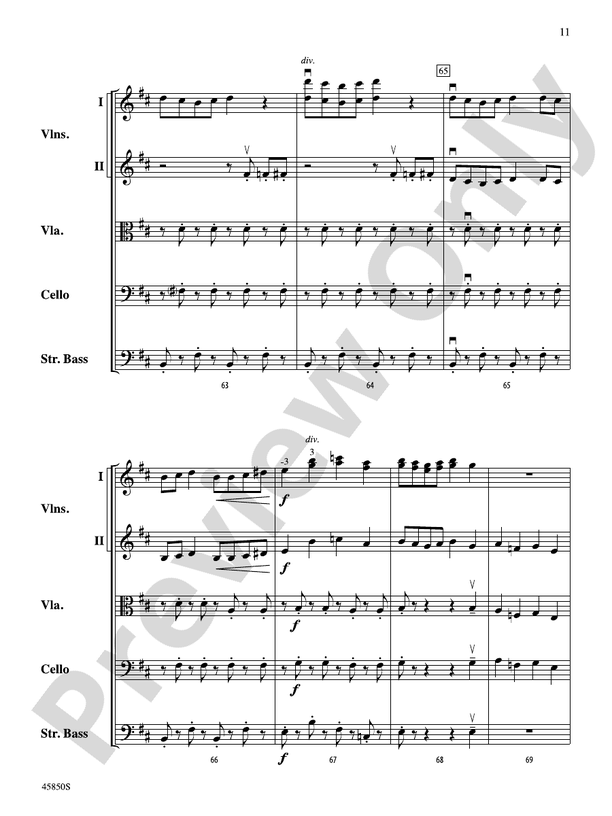 A Danny Elfman Spooktacular - String Orchestra Conductor Score & Parts (Digital Download)