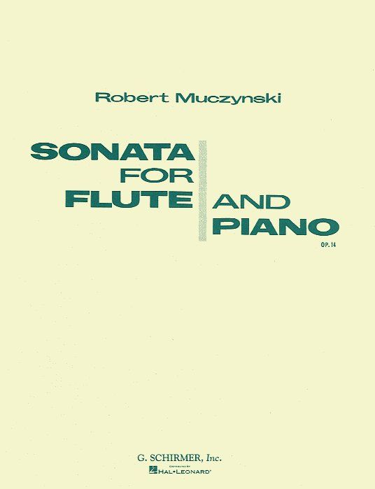 MUCZYNSKI SONATA OP.14 FLUTE/PIANO - MUCZYNSKI - G Schirmer